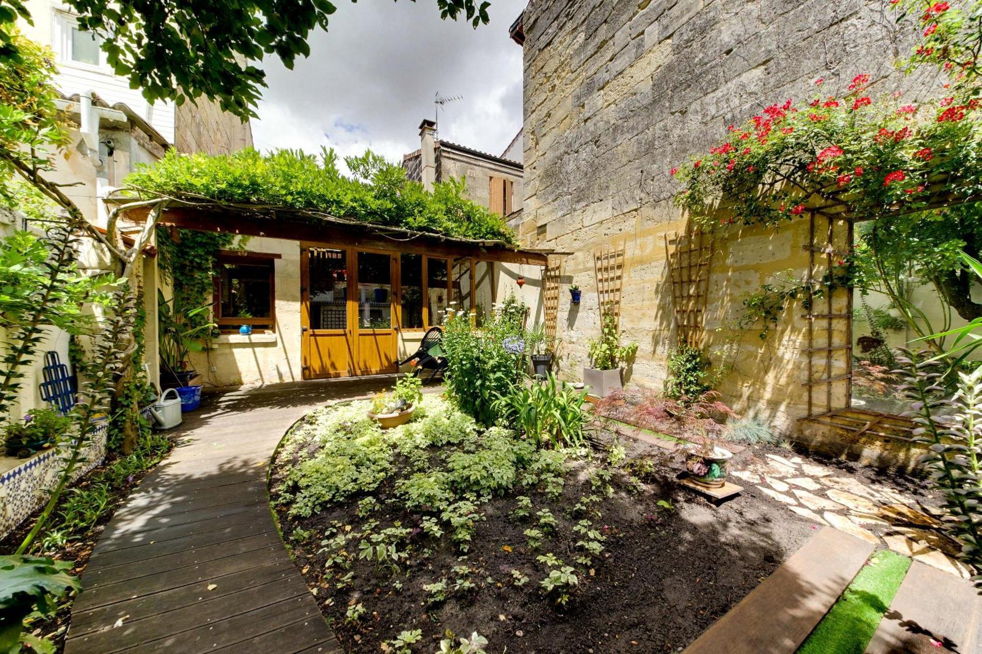 Superbe Maison En Pierre Bordelaise Бордо Екстериор снимка